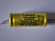 全新丹麥原廠 JENSEN 油浸銀箔鋁管 Pure Silver Foil, Paper in Oil, Aluminium Can 0.01uf 1000VDC 高端發燒級電容器