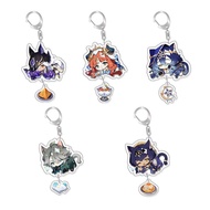 Anime Game Genshin Impact Sumeru Cyno Candace Al Haitham Layla Nilou Keychain Cartoon Cosplay Christ