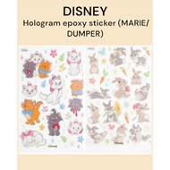 [DISNEY] Hologram epoxy sticker (MARIE/DUMPER) 1049334 Daisokorea