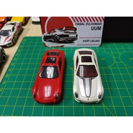 Hot Wheels Ferrari 612 Scaglietti Red White LOOSE LOT OF TWO (2) CARS NO CARD/BLISTER (NOT PERFECT) 