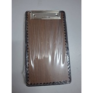 A6 Bill Holder Restaurant Receipt Cash Bill Holder Premium Quality Leather Paper holder Magnet Clip