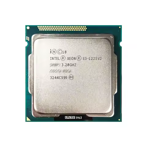 Intel Xeon E3 1225 V2 E3-1225V2 Used 3.2 GHz Quad-Core Quad-Thread 8M 77W CPU processor LGA 1155