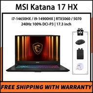 MSI Katana 17 HX i7-14650HX / i9-14900HX RTX5060 / 5070 240Hz 100% DCI-P3 17.3 inch MSI Laptops