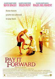 C電影卡電影明信片 讓愛傳出去 Pay It Forward 凱文史貝西  海倫杭特  海利喬奧斯蒙  傑莫爾