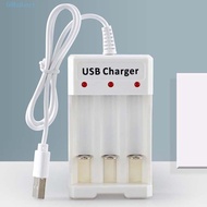 HUBERT Batteries USB Charger AAA AA Intelligent Charge Auto Stop Charger AAA AA Battery Charging Charge Dock Rechargeable Lithium Battery Charger