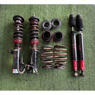 BC Racing V1 Adjustable Honda Fit Jazz GE GE6 GE8 GP4 GP1 Coilover / Sport Absorber Used 🎌🇯🇵