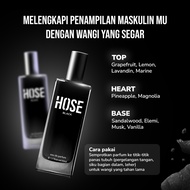 HOSE EDP Black Blue Grey 50 ml | Parfum Pria HOSE Eau De Parfum