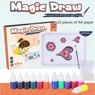 Painting Tools 1PCS Children's Water Rubbing Floating Water Painting Set Art Paints Tools Materials 