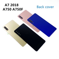 For SAMSUNG Galaxy A7 2018 A750 SM-A750F A750FN A750GN-DS Back Glass Cover Battery Rear Door Case Ho