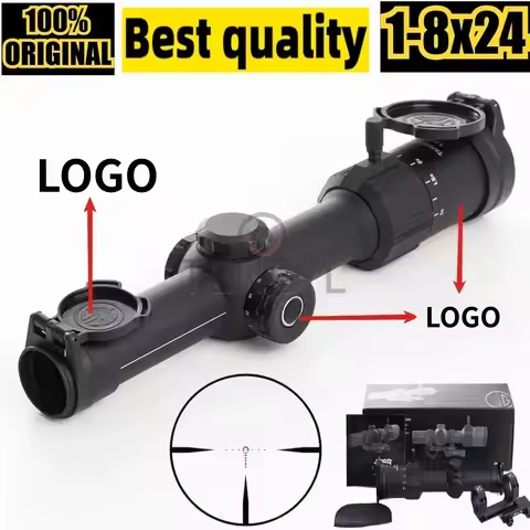 Hunting Original LPVO1-8x24mm/1-6x24mm 30mm Maintube SFP Riflescope Rifle Scope with Illuminated MS*