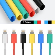 Data Cable Protective Cover Charging Cable Anti-break Heat Shrink Tube Repair Silicone for IPhone and  Android Cellphone Charger USB Repair Tool