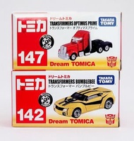 Takara Tomy Tomica 變形金剛 Transformers 柯柏文 Optimus Prime & 大黃蜂 Bumblebee 合金車模型 全新 日版 拉花 dx metal actio