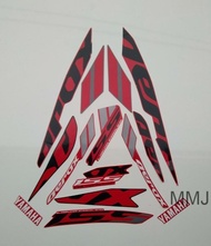 striping lis stiker yamaha aerox 155 2019 merah original