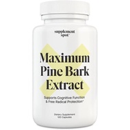 Maximum Pine Bark Extract 100 mg per Serving| Maritime Pine Bark Supplement for Natural Health Suppo