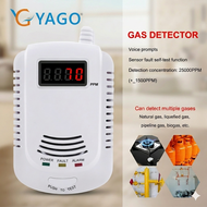 RCYAGO Gas Detector LPG LNG Coal Natural Gas Leak Alarm Sensor Voice Warning Alarm Sensor
