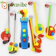 NOVAVIBE Golf Set Toy, Casual Mini Kids Golf Game Set, Golf Practice Balls Play Set Clubs Equipment 