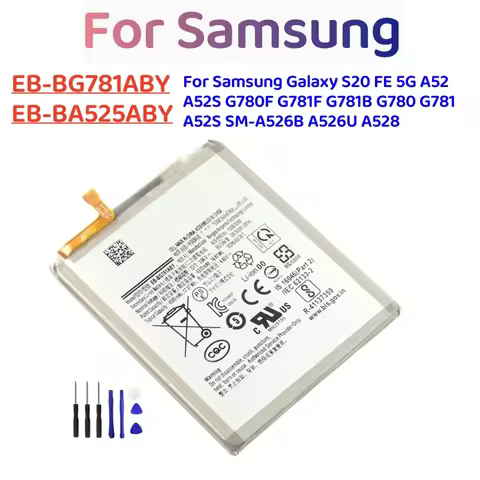 New EB-BG781ABY Battery For Samsung GALAXY S20 FE A52 5G G780F Phone Replacement+free tools