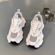 Parisian Dad Sneakers Womens 2025 New Summer Thick Bottom Heightening Mesh Breathable Versatile Ligh