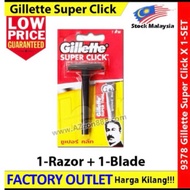 GILETTE SUPER 1 PCS 1 Razor + 1 Blade