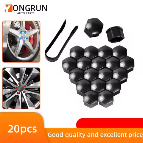 20Pcs Car Wheel Nut Caps Auto Hub Screw Cover 17mm 19mm 21mm Bolt Rims Exterior Decoration Special S