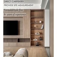 【SG Local Contractor】【Custom Furniture】Living Room Renovation /TV Console /Feature Wall / Hallway/ D