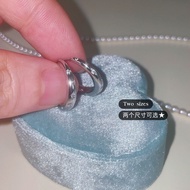 Plain Hoop Earrings Female Hoop Hoop High-End Niche Earrings Silver Needle Earrings All-Match Zircon