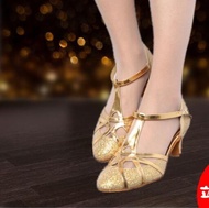 hot【DT】 1pair/lot Ballroom Shoes Glitter Tango Latin