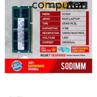 Ram laptop 4gb ddr3 PC3L-12800s Hynix New