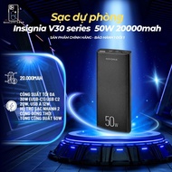 SDP 20000 50W charger Insignia V30 series, supports 30W PPS, Samsung super fast charging, charging 3
