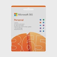 Phần mềm Microsoft 365 Personal -12 tháng - Dành cho 1 người - 5 thiết bị/tài khoản - Word, Excel, PowerPoint - 1TB OneDrive (Key vật lý)