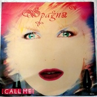 Spagna Call Me 12 INCH 12" SINGLE VINYL RECORD PIRING HITAM REKOD Euro Disco Synth Pop Dance Disco