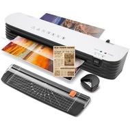 ASHATA SL299 Thermal Laminator Machine, 9 inch Hot Cold Laminating Machine with Paper Cutter and Cor