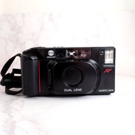 復古功能正常 MINOLTA MAC-DUAL 35mm/F3.5 50mm/.F5.6 膠捲隨身相機 日本直送