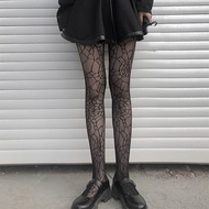 Dark Spider Web Stockings - Halloween Gothic Rock Punk Style