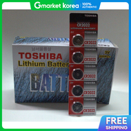 Toshiba | Distributor / Toshiba Lithium Battery 20 Pieces / Cr2032 3V / Compatible Dl2032 / Ecr2032