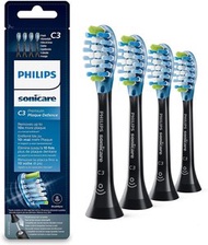 飛利浦 - Philips Sonicare C3 (4支裝) 黑色智能清潔刷頭 HX9044 / 33 平行進口