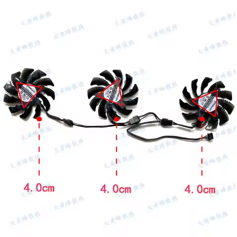 The Frame Shell Fans for Gigabyte GTX1660 GTX1660ti RX5500XT RX5600XT RX5700XT GAMING Graphics Video