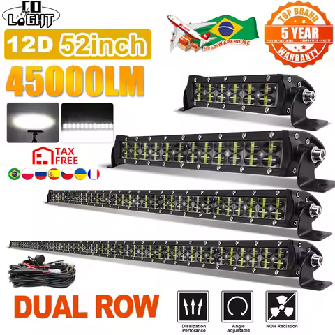 CO LIGHT 8-52 inch Off Road LED Bar 12V 24V Combo 36W 72W 120W 180W 240W 300W LED Light Bar/Work Lig