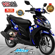 Decal Mio M3 125 Full Body Stiker Mio M3 125 Full Body Dekal Mio M3 Variasi Full Body Doraemon