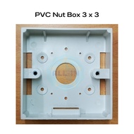 PVC Nut Box / Electrical Box / PVC Nut Box Surface Type 3 x 3