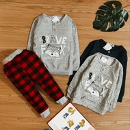 Klik Mds Premium Imported Brave Fox Pattern Boys' Clothes Set Age 6 Months - 3 Years