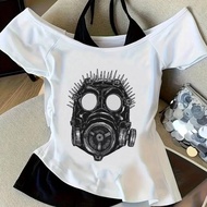 Dorohedoro Graphic Cropped Top - Teen Streetwear Gyaru Fashion