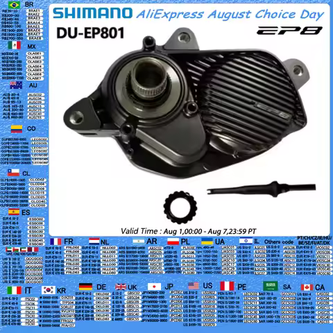 SHIMANO STEPS EP8 EP801 EP800 Mid-Ship Drive Unit US Class 3 Device Supports CAN ACC Ports E-bike Pa