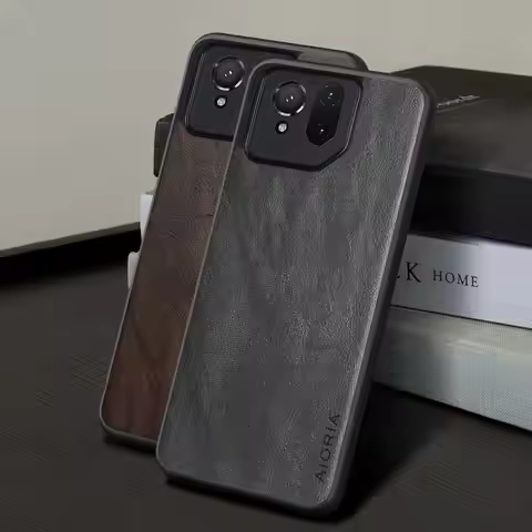 Case for Asus ROG Phone 9 8 Pro 7 6 5G case solid color Elegant British Style PU back cover for asus