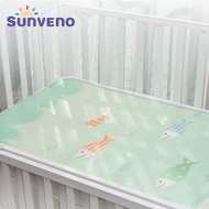 SUNVENO newborn bed sheet baby summer Breathable bed sheet Cool silk baby bedding with pillow baby s