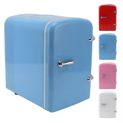 Mini Fridge 4L Portable Refrigerator Dormitory Picnic Camping Portable Cooler DC12V Car Plug for Ski