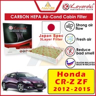 Koyoroki PM2.5+CARBON HEPA Air-Cond Cabin Filter for Honda CR-Z/ CRZ (2012-2015)(80291-TFO-941)[Amaz