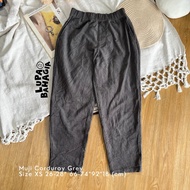 MUJI Grey Corduroy Relaxed fit Long Pants size XS fit 26-28" • 100% Original (Long Pants)r