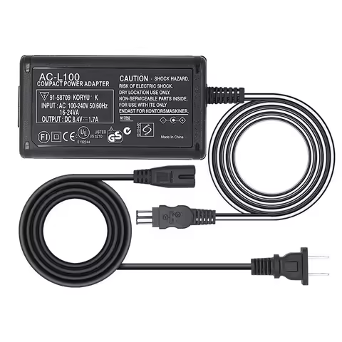 AC-L100C For Sony Camera AC-L10A/B L15 Power Adapter NX100 AX2000 MC2500 HXR-NX3 CCD-TRV228 TRV615 P