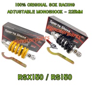 RSX150 / RS150 ( SCK RACING ) 225MM ADJUSTABLE MONOSHOCK MONOSHOK ABSORBER MONO 225 MM - RSX RS 150